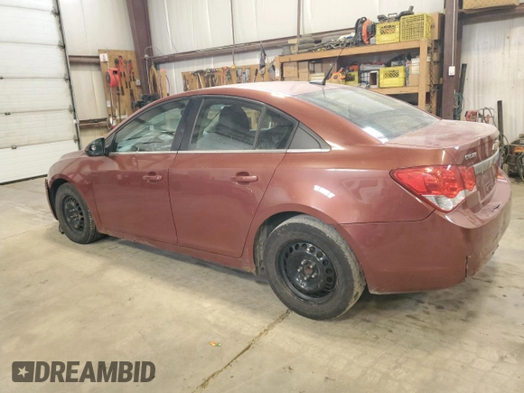 2013 Chevrolet Cruze 1LT with VIN 1G1PC5SB2D7184574, listed as a Copart auction lot 46870545 with 206,917 mi miles and Salvage Title. Bid and sale history available at carsss.com. Image 2.