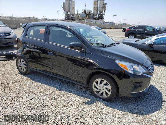 2023 Mitsubishi Mirage ES with VIN ML32AUHJXPH000869, listed as a Copart auction lot 62391115 with 19,468 mi miles and Salvage title. Bid and sale history available at DreamBid. Image 4.