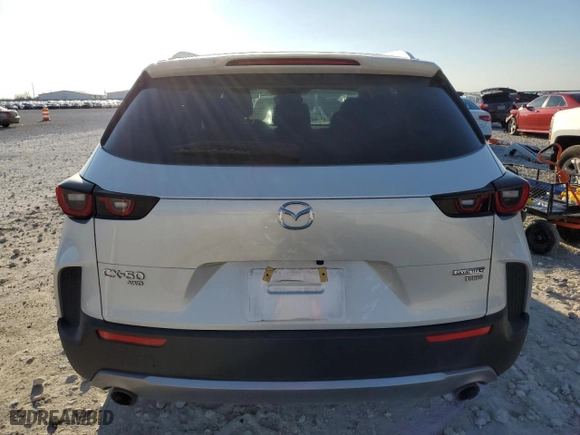 2023 Mazda CX-50 2.5 Turbo Meridian Edition with VIN 7MMVABXY5PN137443, listed as a Copart auction lot 43446605 with 10,854 mi miles and Salvage Title. Bid and sale history available at carsss.com. Image 6.