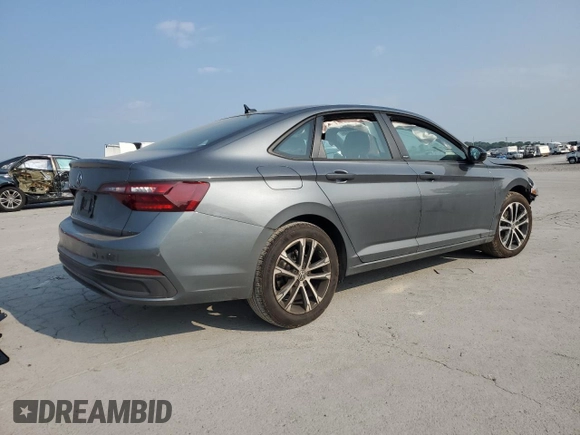 2024 Volkswagen Jetta Sport with VIN 3VWAM7BU8RM064280, listed as a Copart auction lot 59132845 with 4,439 mi miles and Salvage title. Bid and sale history available at DreamBid. Image 3.