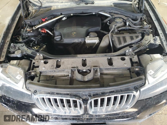 2017 BMW X3 xDrive28i with VIN 5UXWX9C30H0W70206, listed as a Copart auction lot 48616615 with 147,545 mi miles and Clean Title. Bid and sale history available at DreamBid. Image 12.