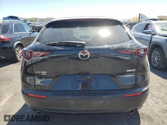 2021 Mazda CX-30 S with VIN 3MVDMBAL0MM302383, listed as a Copart auction lot 52392955 with 23,890 mi miles and Salvage Title. Bid and sale history available at carsss.com. Image 6.