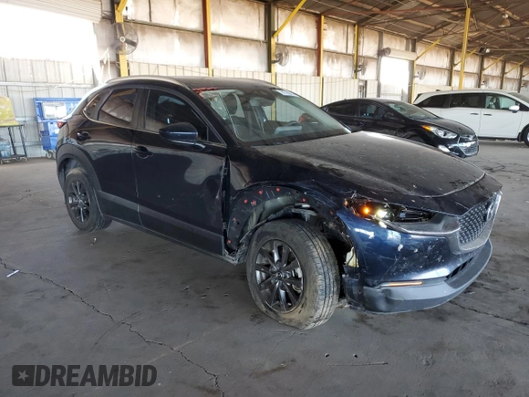 2020 Mazda CX-30 with VIN 3MVDMABL5LM134294, listed as a Copart auction lot 81180274 with 140,530 mi miles and Salvage Title. Bid and sale history available at DreamBid. Image 4.