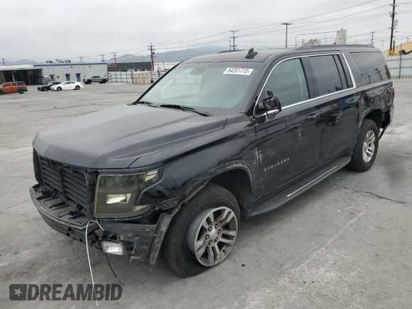 2019 Chevrolet Suburban LT z VIN 1GNSCHKCXKR143548, wystawiony jako Copart lot #54251715 z przebiegiem 102 804 mil mil oraz Szkoda całkowita • Salvage title. Historia ofert i sprzedaży dostępna na DreamBid. Obrazek 1.