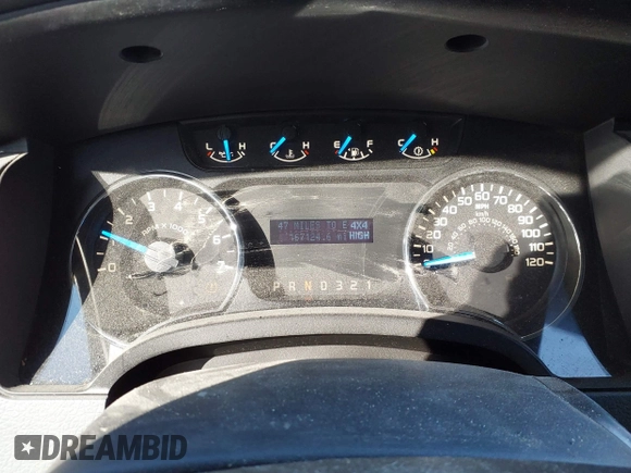 2014 Ford F-150 XL with VIN 1FTFW1EF7EKD93048, listed as a IAAI auction lot 41443576 with 167,124 mi miles. Bid and sale history available at carsss.com. Image 7.