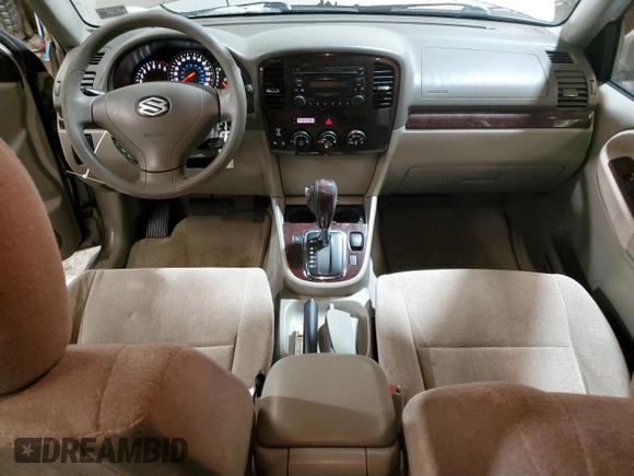 2005 Suzuki XL7 LX with VIN JS3TX92V054105984, listed as a Copart auction lot 89070865 with 135,453 mi miles and Salvage title. Bid and sale history available at DreamBid. Image 8.