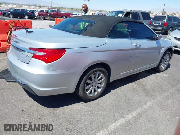 2011 Chrysler 200 Touring with VIN 1C3BC2EB2BN607016, listed as a IAAI auction lot 42019343 with 192,912 mi miles. Bid and sale history available at carsss.com. Image 4.