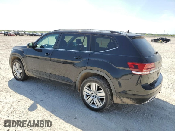 2019 Volkswagen Atlas SE with VIN 1V2WR2CA7KC609182, listed as a Copart auction lot 51703505 with 92,421 mi miles and Clean title. Bid and sale history available at DreamBid. Image 2.