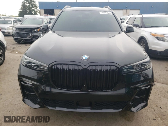2019 BMW X7 xDrive40i with VIN 5UXCW2C53KL082322, listed as a Copart auction lot 72996354 with 47,032 mi miles and Clean Title. Bid and sale history available at carsss.com. Image 5.