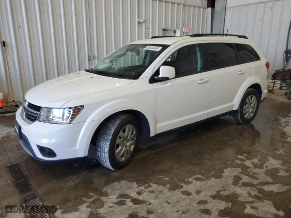 2018 Dodge Journey SXT with VIN 3C4PDCBG3JT522477, listed as a Copart auction lot 50444445 with 108,016 mi miles and Non Repairable. Bid and sale history available at carsss.com. Image 1.