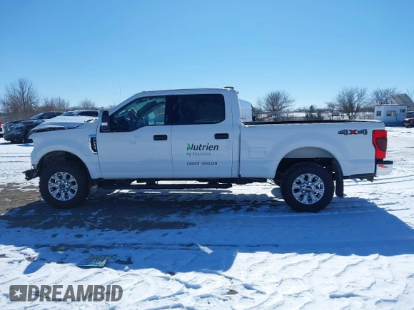 2021 Ford F-250 XL z VIN 1FT7W2B6XMEC73448, wystawiony jako IAAI lot #41631438 z przebiegiem 110 255 mil mil oraz . Historia ofert i sprzedaży dostępna na DreamBid. Obrazek 14.