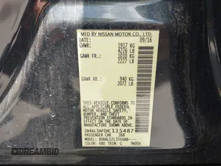 2017 Nissan Altima SV z VIN 1N4AL3AP1HC115487, wystawiony jako IAAI lot #42437418 z przebiegiem 114 278 mil mil oraz . Historia ofert i sprzedaży dostępna na DreamBid. Obrazek 9.