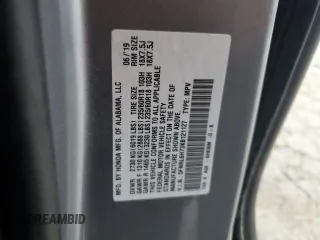 2019 Honda Odyssey EX-L z VIN 5FNRL6H73KB121127, wystawiony jako Copart lot #53118835 z przebiegiem 87 261 mil mil oraz Szkoda całkowita • Salvage title. Historia ofert i sprzedaży dostępna na DreamBid. Obrazek 13.