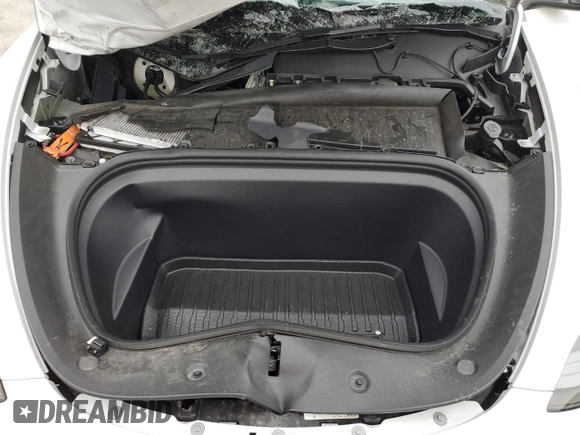 2023 Tesla Model Y Long Range with VIN 7SAYGDEE2PF860135, listed as a Copart auction lot 50380975 with 25,334 mi miles and Salvage Title. Bid and sale history available at DreamBid. Image 11.
