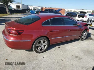 2014 Volkswagen CC Sport with VIN WVWBP7ANXEE506260, listed as a Copart auction lot 46411205 with 154,330 mi miles and Salvage Title. Bid and sale history available at carsss.com. Image 3.