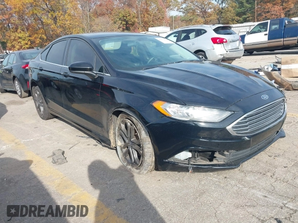 2018 Ford Fusion SE with VIN 3FA6P0HDXJR157605, listed as a IAAI auction lot 40979897 with 128,322 mi miles. Bid and sale history available at carsss.com. Image 1.