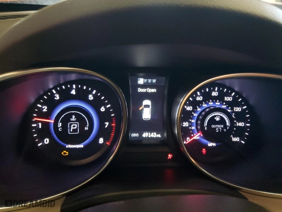 2013 Hyundai Santa Fe Sport with VIN 5XYZUDLB1DG058845, listed as a Copart auction lot 50452815 with 49,143 mi miles and Salvage Title. Bid and sale history available at carsss.com. Image 9.