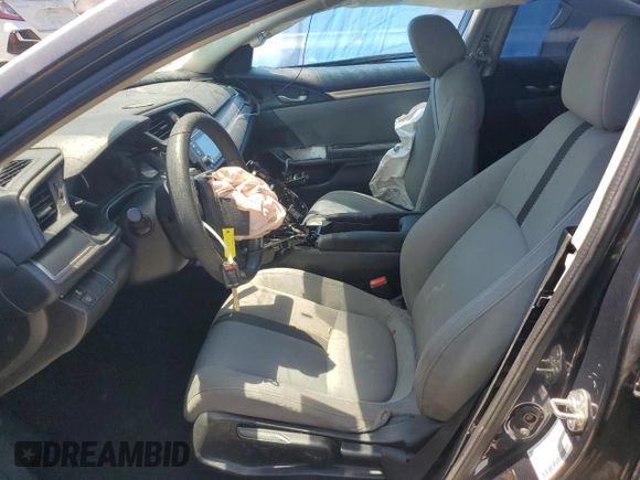 2017 Honda Civic LX with VIN 2HGFC2F51HH542488, listed as a Copart auction lot 64215385 with Not provided miles and Salvage title. Bid and sale history available at DreamBid. Image 7.