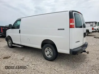 2017 Chevrolet Express Cargo with VIN 1GCWGAFFXH1293421, listed as a Copart auction lot 57913355 with 410,541 mi miles and Clean title. Bid and sale history available at DreamBid. Image 2.