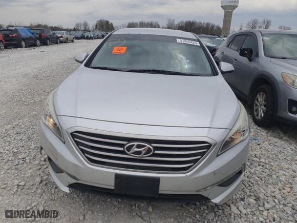 2015 Hyundai Sonata 2.4L SE with VIN 5NPE24AF9FH245448, listed as a Copart auction lot 51955425 with 0 mi miles and Salvage Title. Bid and sale history available at carsss.com. Image 5.