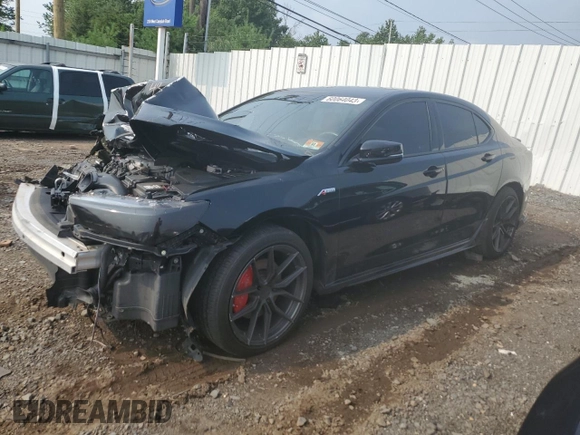 2018 Acura TLX w/A-SPEC Pkg with VIN 19UUB3F69JA005672, listed as a Copart auction lot 60064043 with 0 mi miles. Bid and sale history available at carsss.com. Image 1.