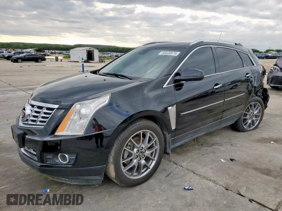 2015 Cadillac SRX Premium Collection z VIN 3GYFNDE33FS574125, wystawiony jako Copart lot #55530575 z przebiegiem 76 956 mil mil oraz Szkoda całkowita • Salvage title. Historia ofert i sprzedaży dostępna na DreamBid. Obrazek 1.