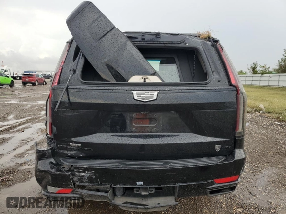 2021 Cadillac Escalade Sport Platinum with VIN 1GYS4GKL9MR434619, listed as a Copart auction lot 78835024 with 86,974 mi miles and Salvage title. Bid and sale history available at DreamBid. Image 6.