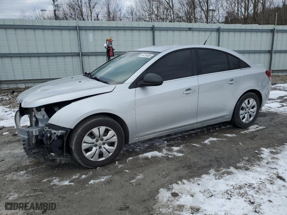 2012 Chevrolet Cruze LS with VIN 1G1PC5SH3C7317748, listed as a Copart auction lot 44415485 with 116,386 mi miles and Salvage Title. Bid and sale history available at carsss.com. Image 1.