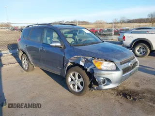 2010 Toyota RAV4 Ltd with VIN JTMDK4DV5AD012826, listed as a IAAI auction lot 41763488 with 180,825 mi miles. Bid and sale history available at carsss.com. Image 1.