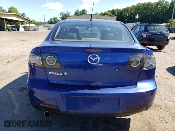 2007 Mazda 3 S Touring with VIN JM1BK324771641980, listed as a Copart auction lot 61132664 with 121,518 mi miles and Salvage Title. Bid and sale history available at DreamBid. Image 6.
