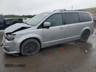 2019 Dodge Grand Caravan GT with VIN 2C4RDGEG9KR690592, listed as a Copart auction lot 73322124 with 146,629 mi miles and Salvage Title. Bid and sale history available at DreamBid. Image 1.