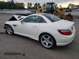 2013 Mercedes-Benz SLK-Class SLK 350 with VIN WDDPK5HA3DF053772, listed as a Copart auction lot 75573184 with 86,680 mi miles and Salvage Title. Bid and sale history available at carsss.com. Image 2.