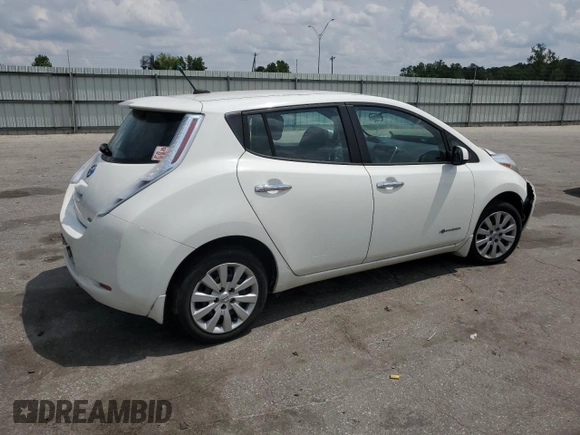 2014 Nissan LEAF SV with VIN 1N4AZ0CP9EC333618, listed as a Copart auction lot 54352175 with 72,973 mi miles and Salvage title. Bid and sale history available at DreamBid. Image 3.