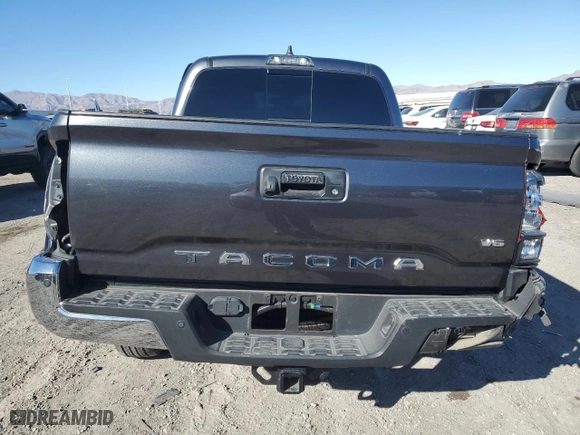 2021 Toyota Tacoma 2WD SR5 with VIN 3TMAZ5CN0MM156010, listed as a Copart auction lot 46634205 with 38,764 mi miles and Salvage Title. Bid and sale history available at carsss.com. Image 6.