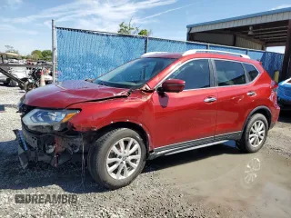 2018 Nissan Rogue SV with VIN 5N1AT2MT0JC841386, listed as a Copart auction lot 48594315 with 157,416 mi miles and Salvage Title. Bid and sale history available at carsss.com. Image 1.