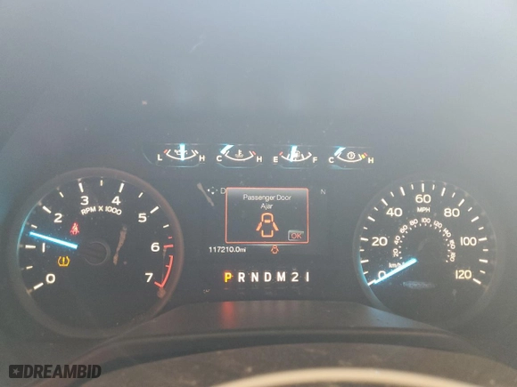 2016 Ford F-150 XLT with VIN 1FTEW1EP2GKE47833, listed as a Copart auction lot 52779915 with 117,210 mi miles and Salvage Title. Bid and sale history available at carsss.com. Image 9.