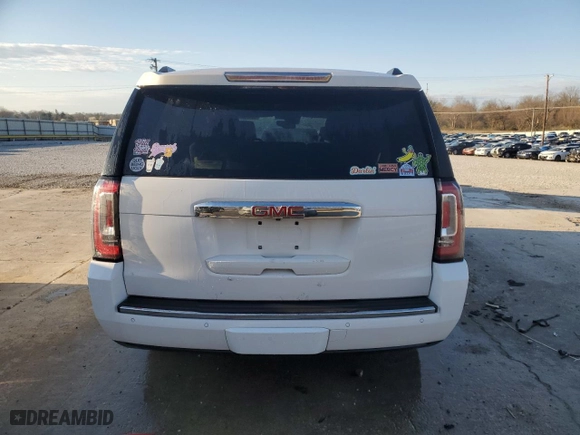 2015 GMC Yukon XL Denali with VIN 1GKS2JKJ0FR164078, listed as a Copart auction lot 50421275 with 189,145 mi miles and Salvage Title. Bid and sale history available at carsss.com. Image 6.