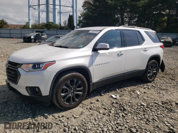 2019 Chevrolet Traverse RS with VIN 1GNERJKX3KJ101453, listed as a Copart auction lot 74306184 with 141,951 mi miles and Salvage Title. Bid and sale history available at carsss.com. Image 1.