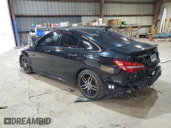 2019 Mercedes-Benz CLA 250 with VIN WDDSJ4EBXKN717458, listed as a Copart auction lot 46253095 with 127,889 mi miles and Clean title. Bid and sale history available at DreamBid. Image 2.