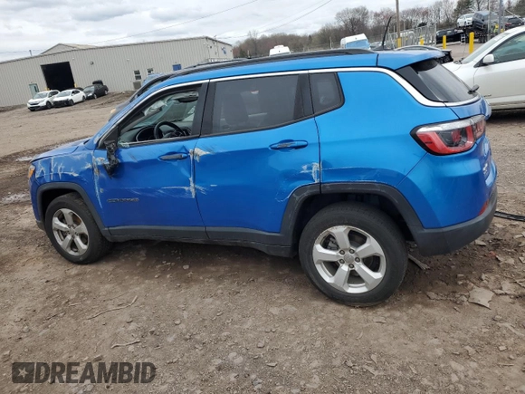 2018 Jeep Compass Latitude with VIN 3C4NJDBB9JT150296, listed as a Copart auction lot 51248845 with 44,565 mi miles and Salvage Title. Bid and sale history available at carsss.com. Image 2.
