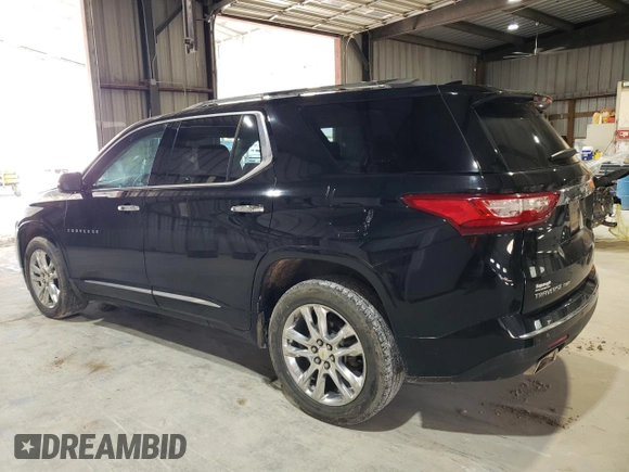 2018 Chevrolet Traverse High Country z VIN 1GNEVKKW6JJ220735, wystawiony jako Copart lot #56122855 z przebiegiem 107 211 mil mil oraz Szkoda całkowita • Salvage title. Historia ofert i sprzedaży dostępna na DreamBid. Obrazek 2.