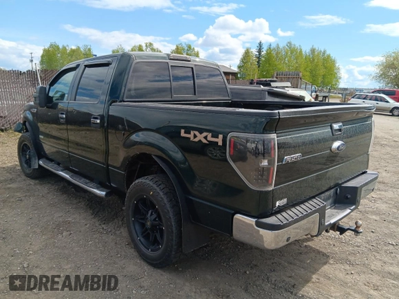 2013 Ford F-150 XL with VIN 1FTFW1ET7DKF86532, listed as a Copart auction lot 57593085 with 128,269 mi miles and Salvage title. Bid and sale history available at DreamBid. Image 2.