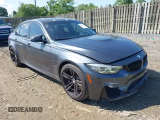 2018 BMW M3 with VIN WBS8M9C57J5J78763, listed as a IAAI auction lot 42376813 with 44,845 mi miles and . Bid and sale history available at DreamBid. Image 1.