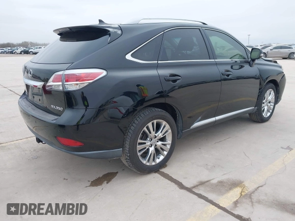 2013 Lexus RX 350 with VIN JTJZK1BA0D2006787, listed as a IAAI auction lot 41644927 with 124,808 mi miles and . Bid and sale history available at DreamBid. Image 4.