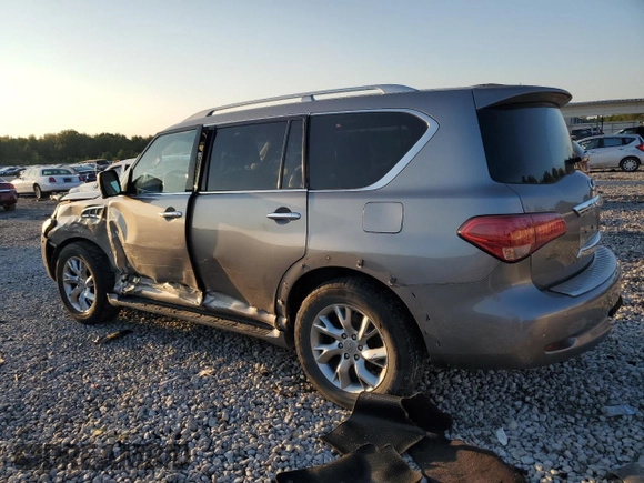 2013 Infiniti QX56 with VIN JN8AZ2NF6D9550988, listed as a Copart auction lot 71646664 with 114,335 mi miles and Salvage Title. Bid and sale history available at carsss.com. Image 2.