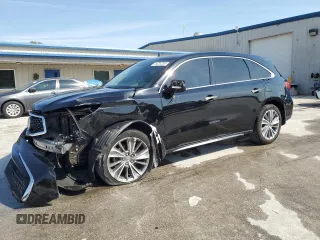 2017 Acura MDX w/Technology Pkg with VIN 5FRYD3H56HB013923, listed as a Copart auction lot 49224235 with 82,308 mi miles and Salvage Title. Bid and sale history available at carsss.com. Image 1.