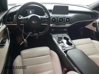 2018 Kia Stinger GT2 with VIN KNAE55LC6J6038788, listed as a Copart auction lot 45280774 with 48,108 mi miles and Salvage Title. Bid and sale history available at carsss.com. Image 8.