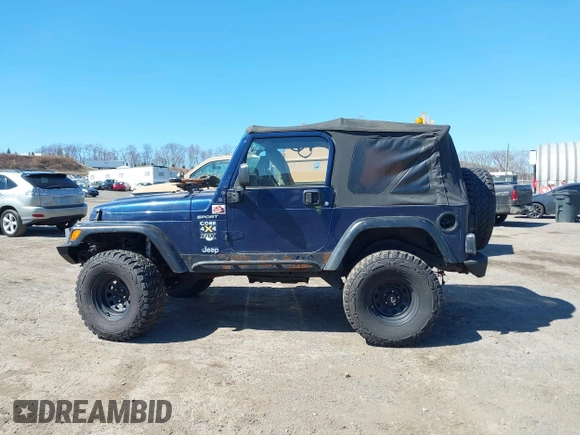 2003 Jeep Wrangler Sport with VIN 1J4FA49S03P343285, listed as a IAAI auction lot 41823684 with 201,723 mi miles and . Bid and sale history available at DreamBid. Image 15.