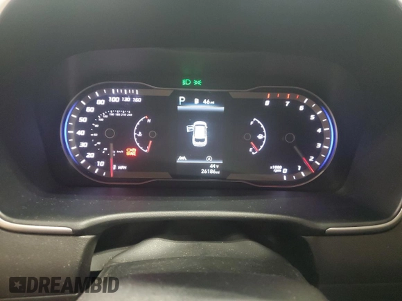 2022 Hyundai Tucson SE with VIN 5NMJACAEXNH026626, listed as a Copart auction lot 48913345 with 26,186 mi miles and Salvage Title. Bid and sale history available at carsss.com. Image 9.