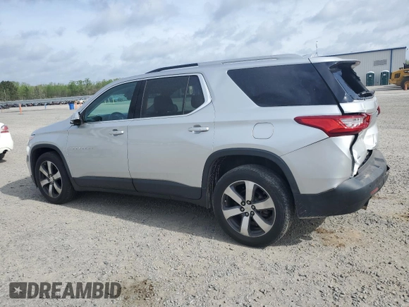 2018 Chevrolet Traverse LT z VIN 1GNEVHKW1JJ210911, wystawiony jako Copart lot #51760145 z przebiegiem 87 181 mil mil oraz Szkoda całkowita • Salvage title. Historia ofert i sprzedaży dostępna na DreamBid. Obrazek 2.